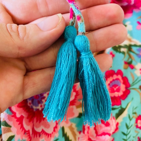 SOLD ♥️ Spell ♥️ Teal Babushka Shorts - Picture 8 of 9